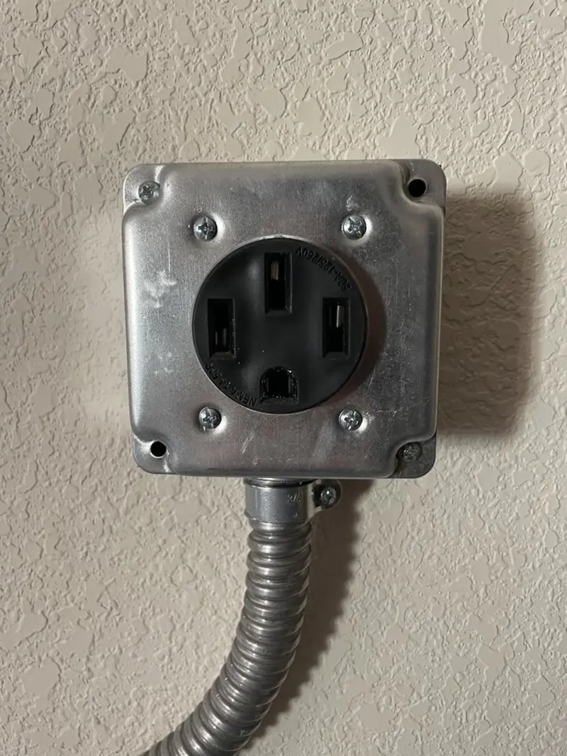 NEMA 14-50 outlet installed for Electrical Panel Upgrade in Social Circle